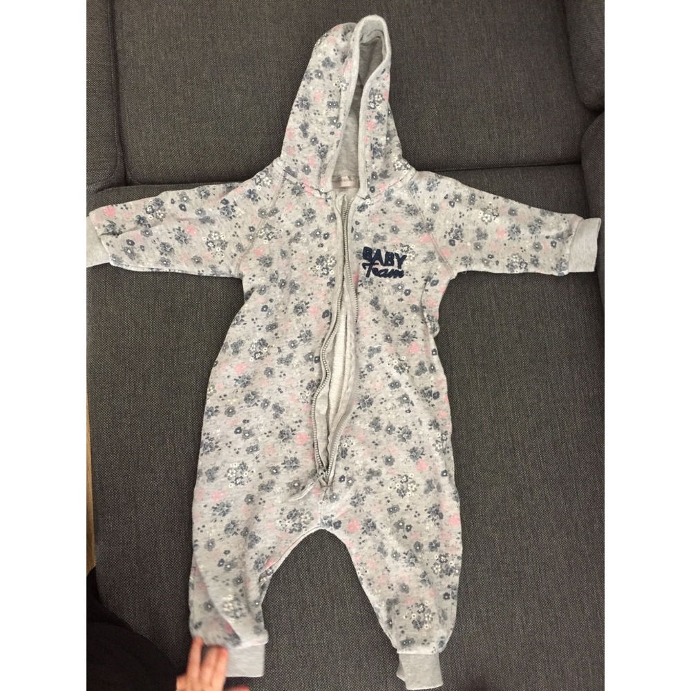 Romper Baby Gray